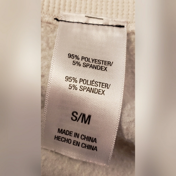 Gray Christmas Patterned Animal Santa Print Jersey Leggings Women's Size Small - Picture 4 of 4